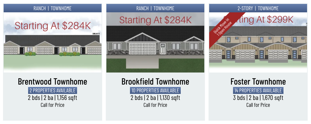 New Townhomes For Sale in Sioux Falls, SD